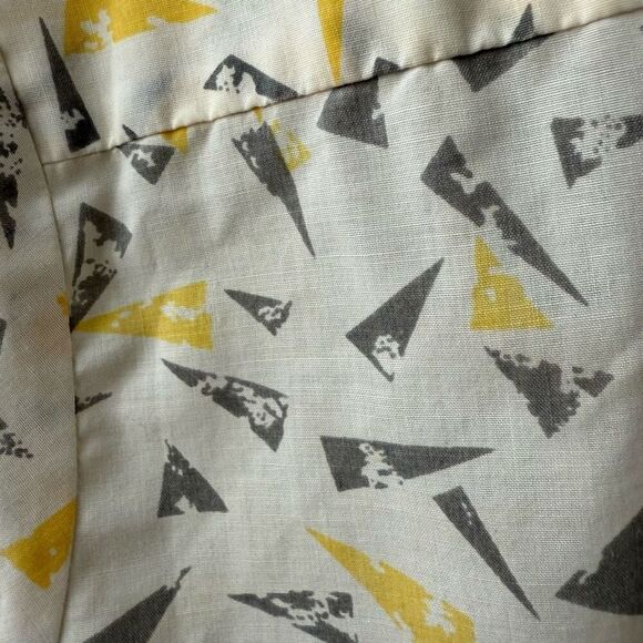 Vintage 70s Club International by Tip Top Short Sleeve Cabana Shirt MCM Triangle - Picture 3 of 6